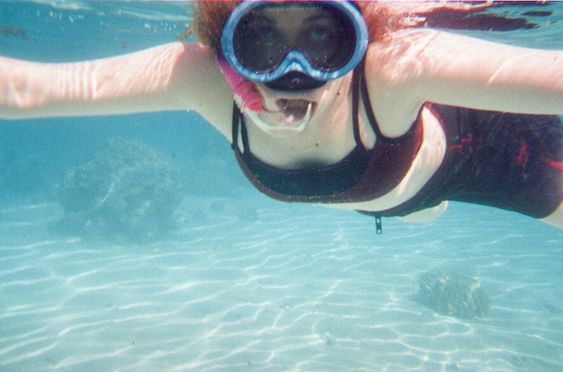 lisa underwater