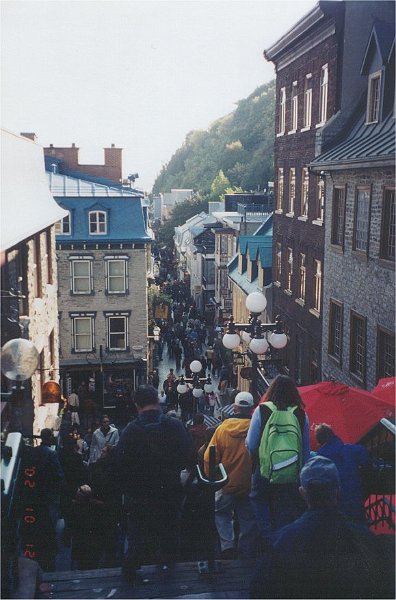 quebec stairs