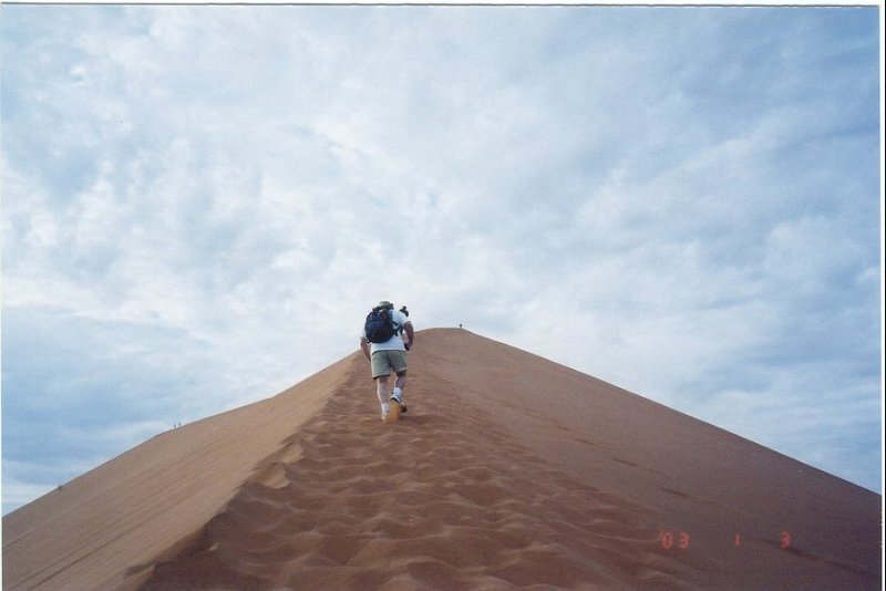 namibia darryl dune climb