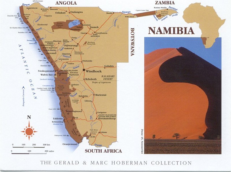 namibia map p