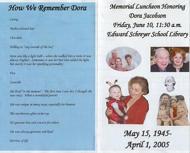 Dora Tribute Program